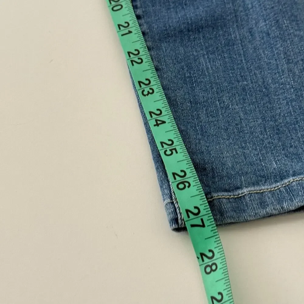 Anthology Sadie Slim Jeans Sz 24R‎ Pearl Embellished Decorative Y2K Denim
